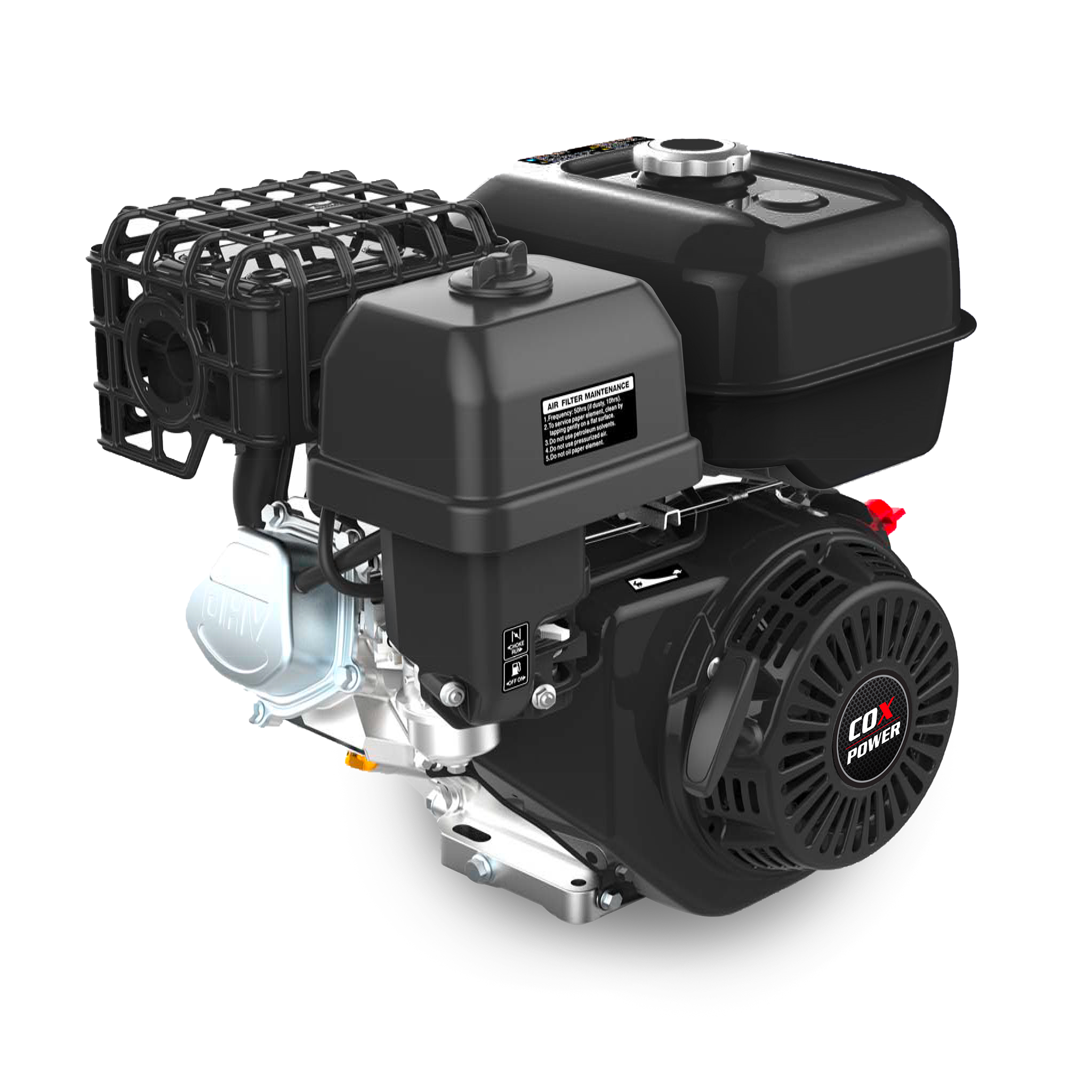 COX Power product image of a 11hp Keyway Shaft Horizontal Engine with a recoil start